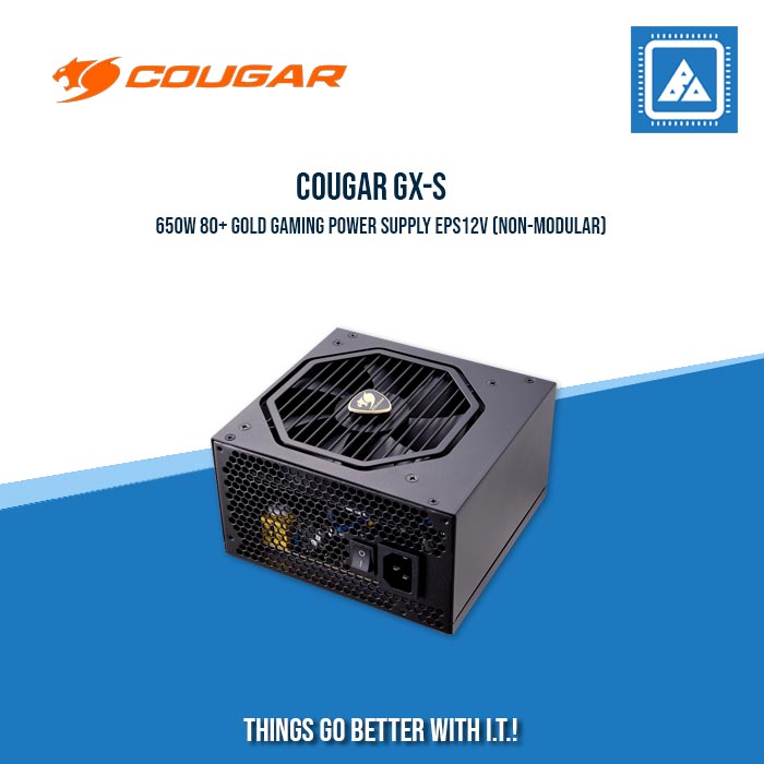 COUGAR PSU GX-S 80 PLUS GOLD / 650W | 750W / FIXED OUTPUT CABLE COUGAR PSU GX-S 80 PLUS GOLD / 650W | 750W / FIXED OUTPUT CABLE